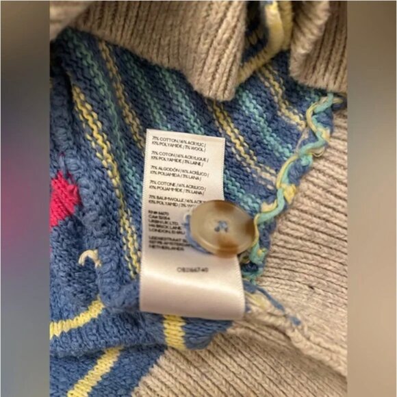 Anthropologie Maeve Stripy Sweater Cardigan size S - Picture 8 of 8